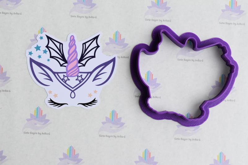 Cookie Cutter Halloween Unicorn 8cm