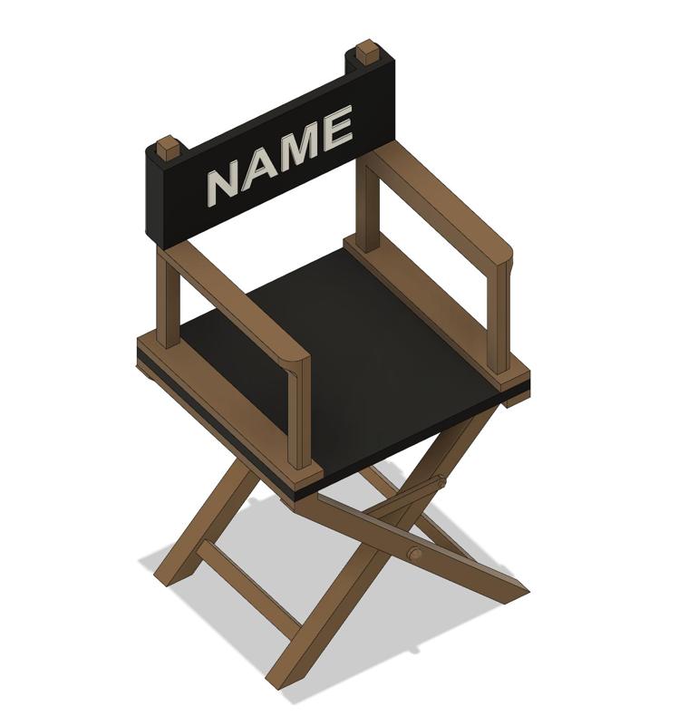CUSTOMIZABLE DIRECTOR'S CHAIR