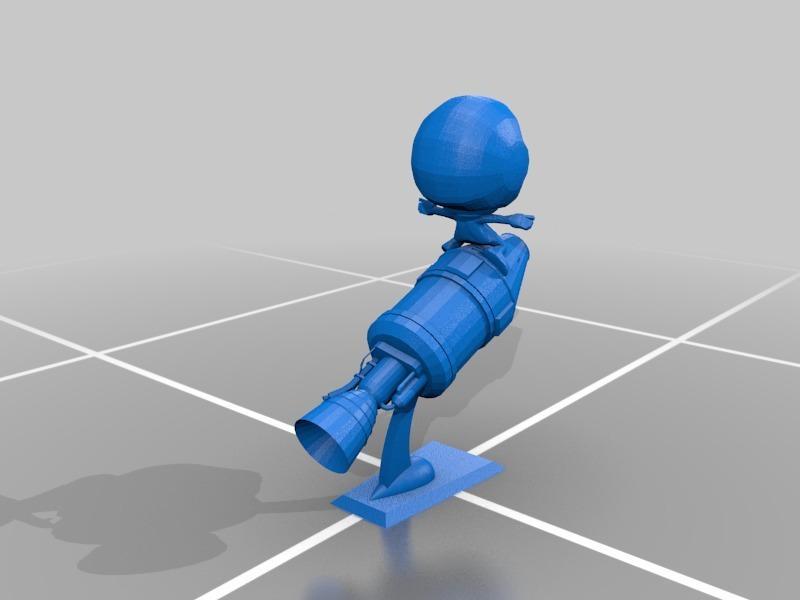 Kerbal Statue "Jebediah Free"