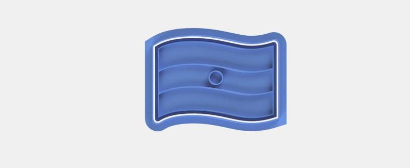 ARGENTINE FLAG COOKIE CUTTER