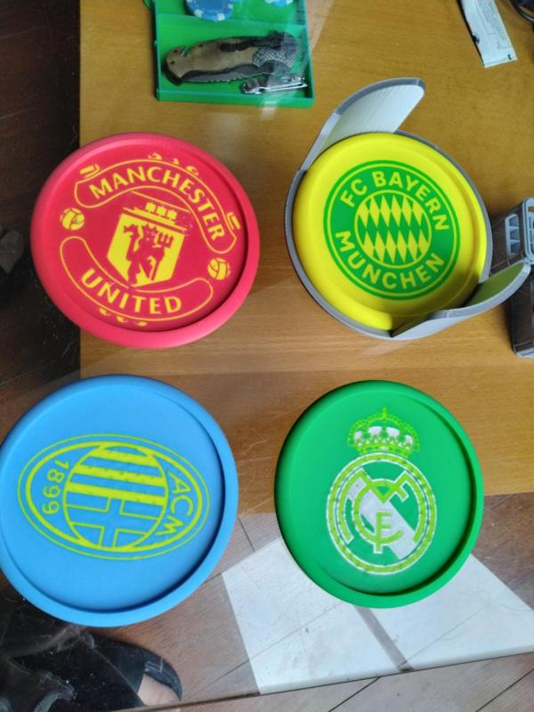 Spanish football clubs coaster collection