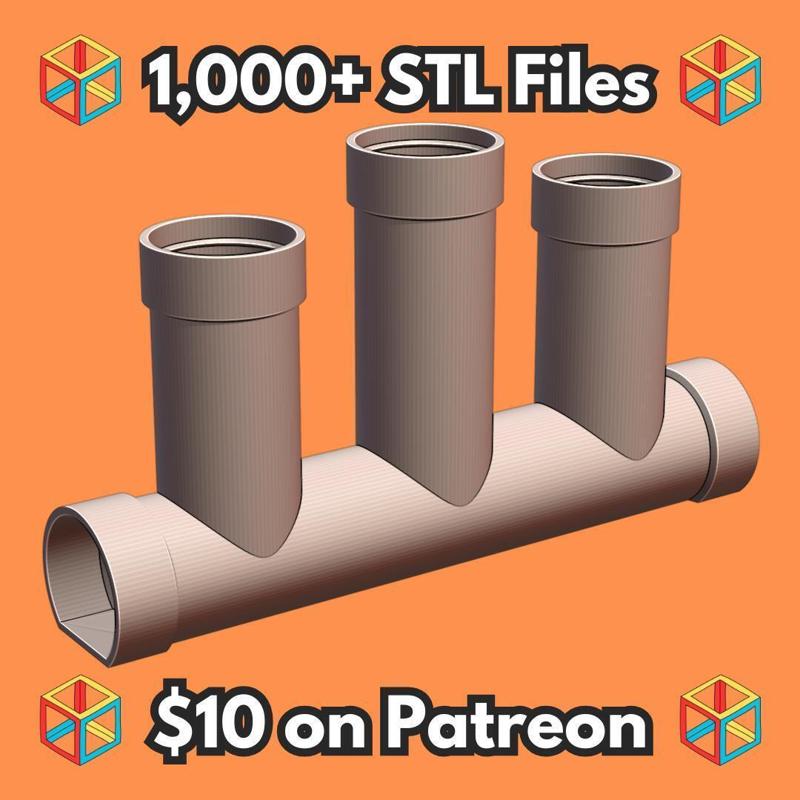 Sewer Pipe Hide for Small Pets like Hamsters and Geckos MineeForm FDM 3D Print STL File