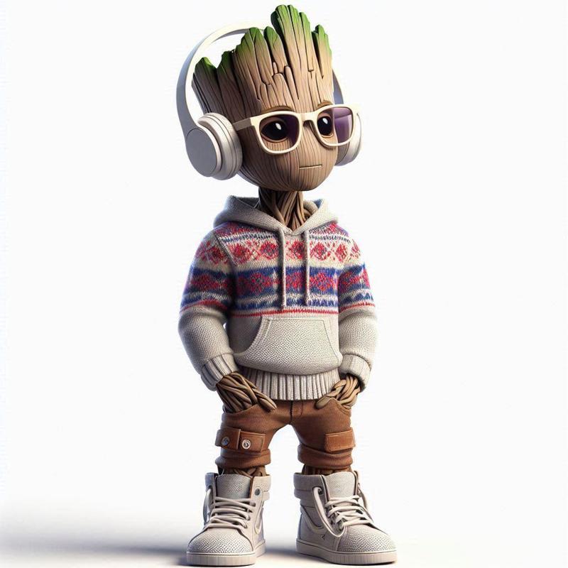 Urban Vibes / urban groot 03 / fan art / art toy / magic makes