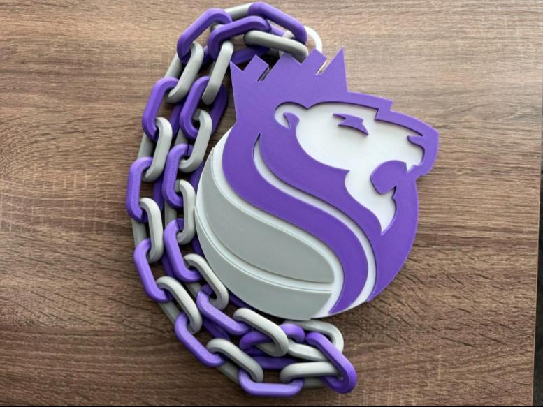 Sacramento Kings Oversized Necklace, Pendant