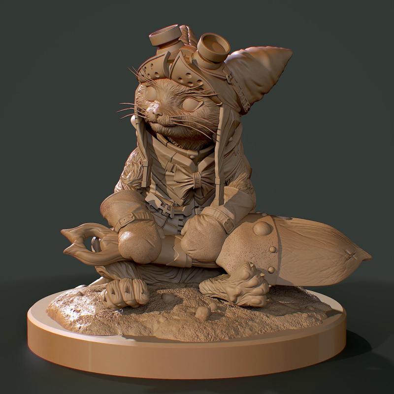 Felyne Fan Art from Monster Hunter - Scale 1/10