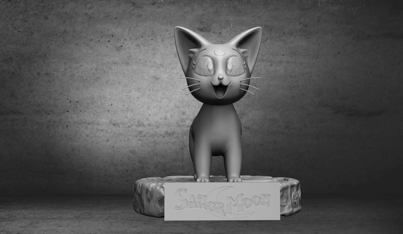 Luna-Gata de Sailor Moon