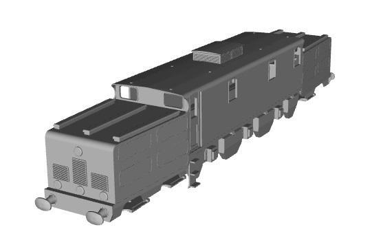 NER 2-CO-2 electric loco EE1 1/87 scale