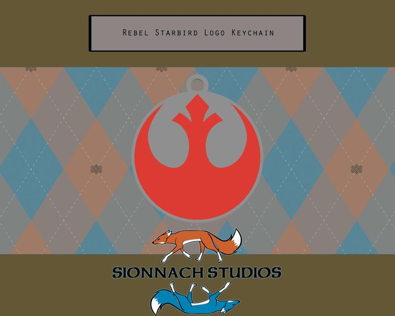 Star Wars Rebel Starbird Logo Keychain