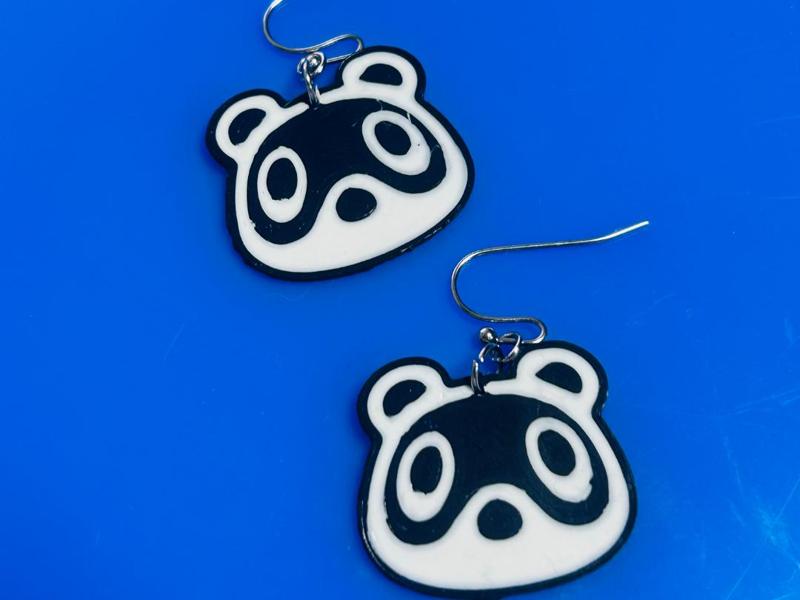 Tom Nook Animal Crossing Earrings