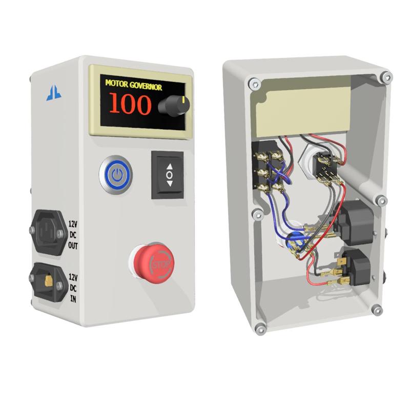 Motor Governor - Control panel for a DC motor