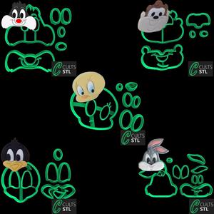 KIT CORTADORES LOONEY TUNES BABY - 6cm