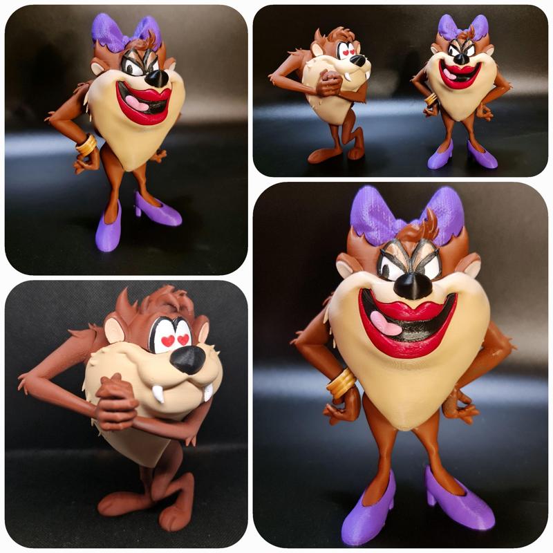 Taz in love and She Devil (3mf files)