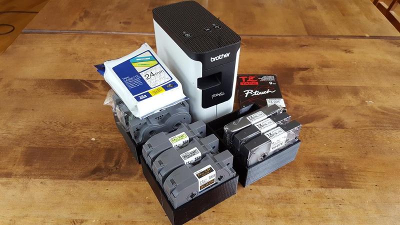 Storage Boxes for TZe-Tape Cassettes