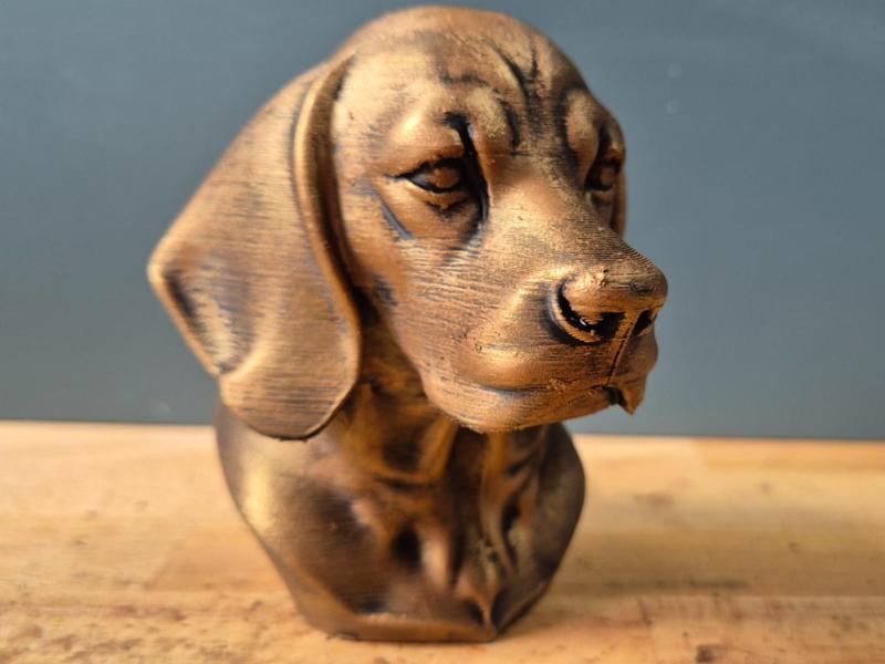 Beagle Bust – Realistic Dog Sculpture