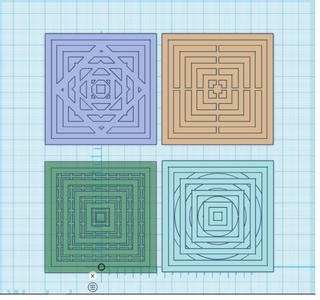 Simple Pattern Coasters