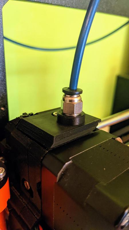 Prusa i3 Mk3 reverse Bowden PTFE connector
