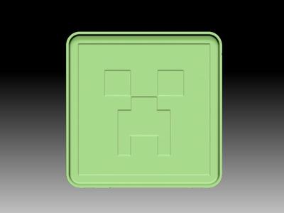 CREEPER CUBE BATH BOMB MOLD