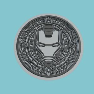 Iron Man 2 Medallion CNC Iron Man 2 3d Printer Obj Stl