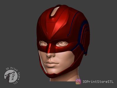 Captain Marvel helmet - Fan Art for cosplay 3D print model