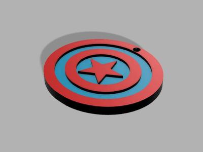 keyring/ shield/ shield keychain Captain America