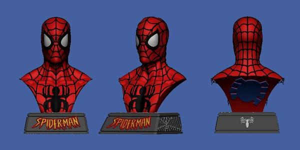 Spiderman bust
