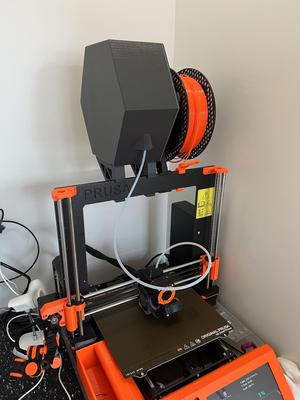Filament drybox with MK3S frame mount