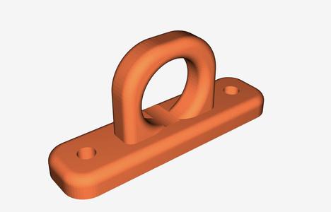 Attic door loop/Hook