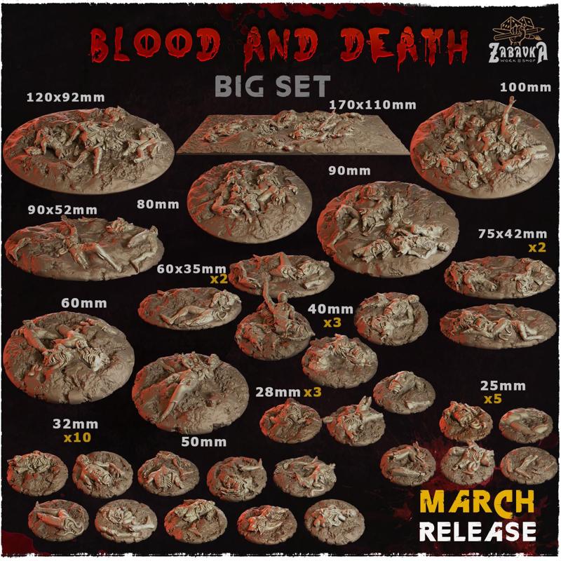 Blood and Death - Bases & Toppers (Big Set+)