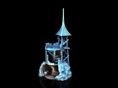Tower Ruin - Medieval Town Set