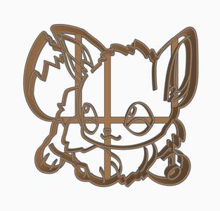 Eevee Pokemon Anime Chibi Cookie Cutter