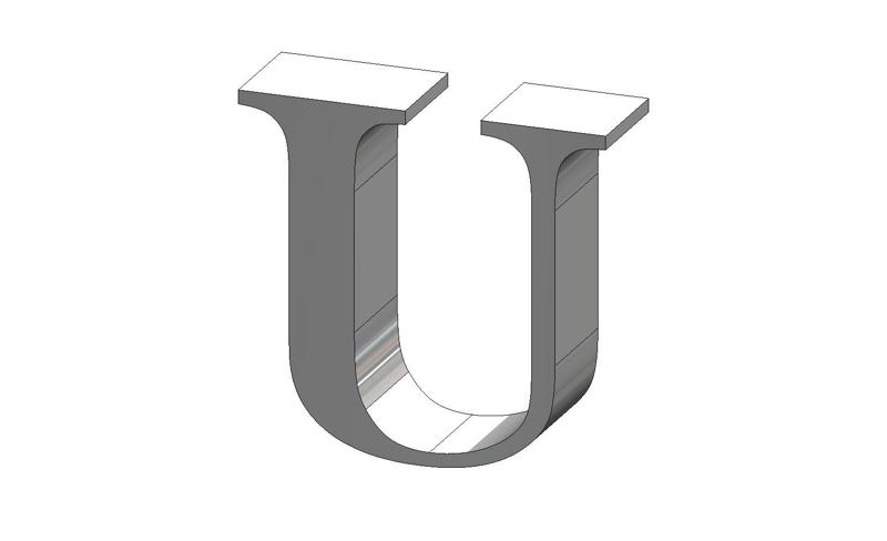 U Baskerville Old Face Font Letter