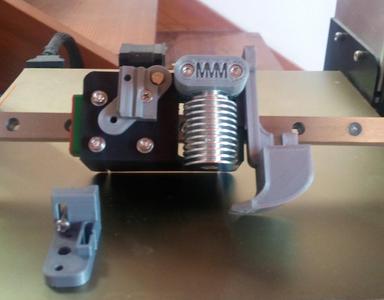 Creality Ender 3 x axis linear rail bowden E3D V6 and clones Minimalist parts conversion (+ V2 compact version)