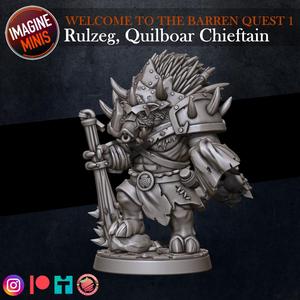 Welcome to the Barrens Quest 1 - Rulzeg, Quilboar Chieftain