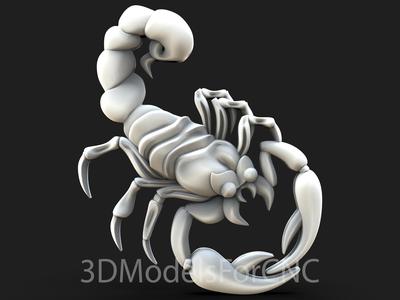 3D Model STL File for CNC Router Laser & 3D Printer Scorpion 2