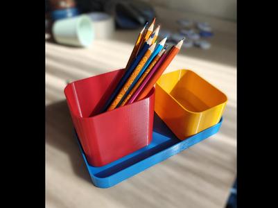 Modular desk organizer – Pen and accessory holder