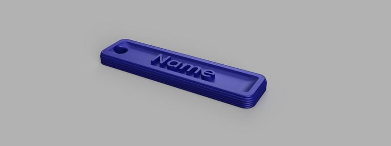 Another Name-Tag Zipper Pull