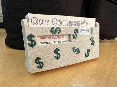 Business Card Holder for Accountants