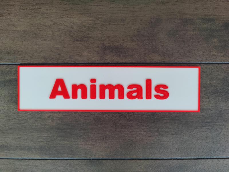 Animals Sign