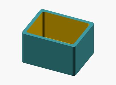 Podložka nohy stolu (Table Leg Foot) - OpenSCAD parametrizable