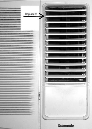 Panasonic CW-C60YU or CW-80YU Air Conditioner grille slat