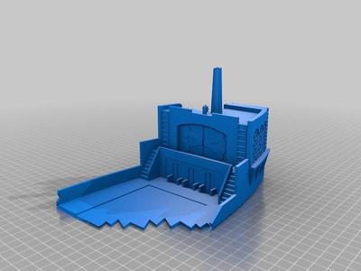Remix - Pirate Dice Tower for a 200x200x135 high print surface