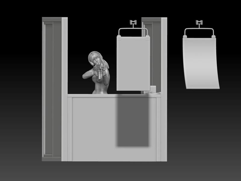 Shooting Range girl 3