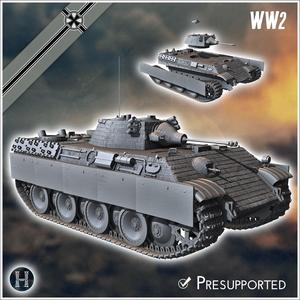 Gefechtsaufklärer Panther Ausf. G with 50mm KwK 39 Leopard turret - Germany Eastern Western Front Normandy Italy Berlin Bulge WWII