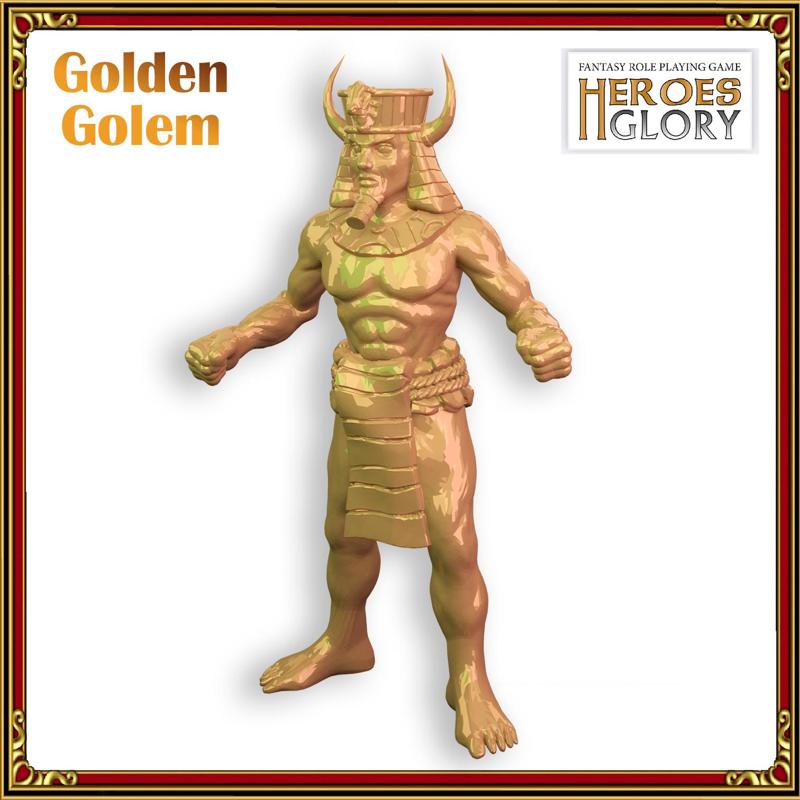 Golden Golem (Heroes Glory)