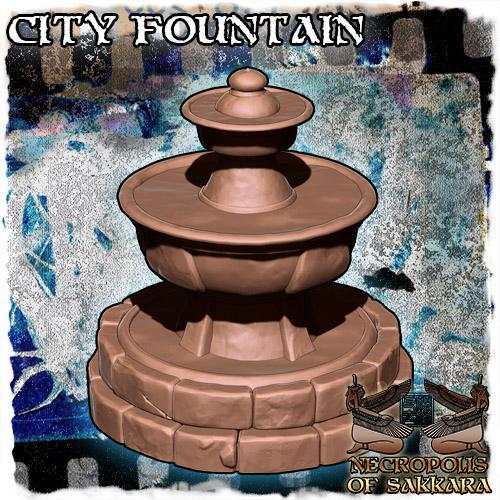 Fantasy Town Fountain