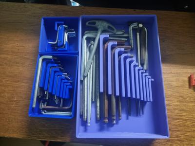 Gridfinity Allen Key bulk storage