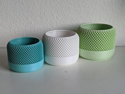 Waffle pattern pot with thicker bottom