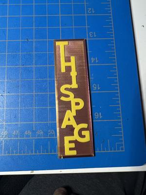 Lettered Bookmark