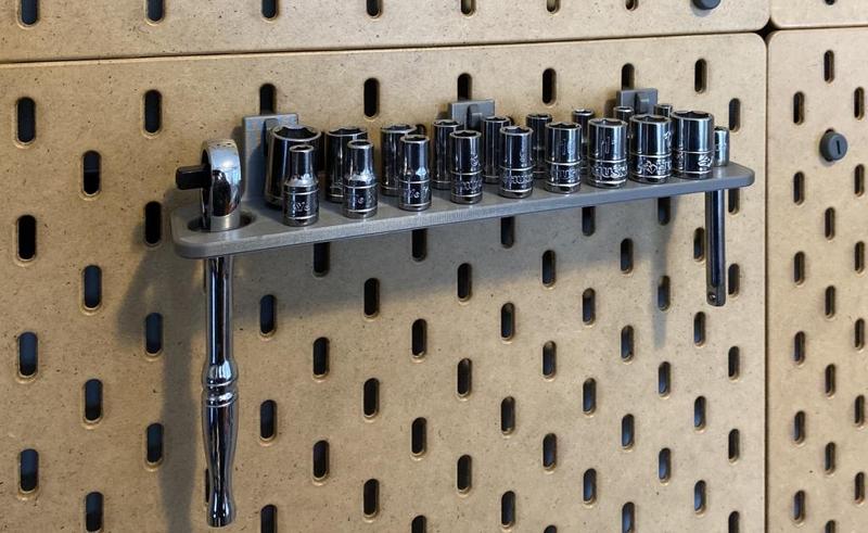 IKEA Skadis 1/4 inch socket holder