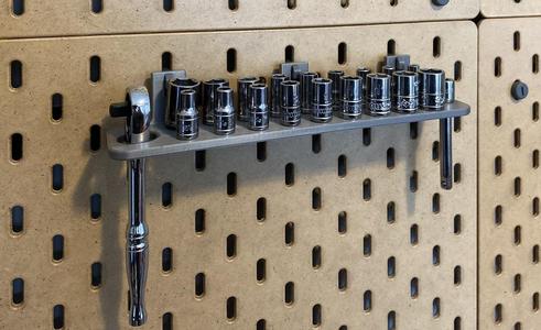 IKEA Skadis 1/4 inch socket holder